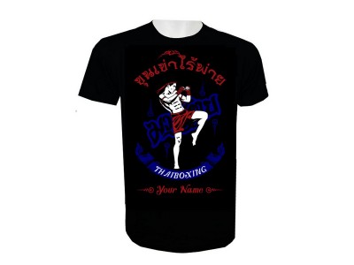 Naam toevoegen Muay Thai kickboks T-shirt: KNTSHCUST-010