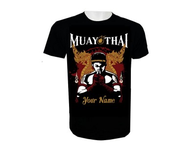 Naam toevoegen Muay Thai kickboks T-shirt: KNTSHCUST-011
