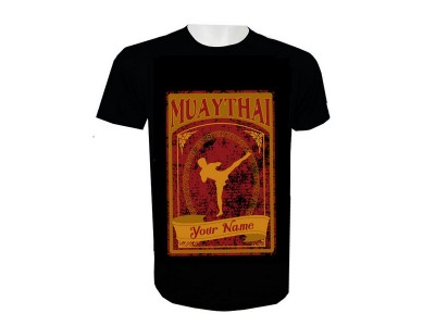 Naam toevoegen Muay Thai kickboks T-shirt: KNTSHCUST-013