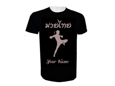 Naam toevoegen Muay Thai kickboks T-shirt: KNTSHCUST-015