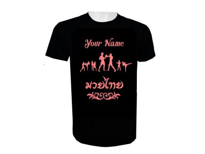 Naam toevoegen Muay Thai kickboks T-shirt: KNTSHCUST-019
