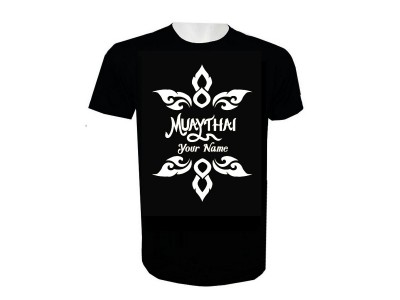 Naam toevoegen Muay Thai kickboks T-shirt: KNTSHCUST-021