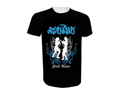 Naam toevoegen Muay Thai kickboks T-shirt: KNTSHCUSTWO-002