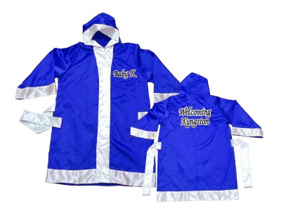 Kickboks gewaad Ontwerpen : KNFIRCUST-002-Blauw