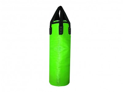Aangepaste Microfiber Bokszak (ongevuld): Limoen groen 120 cm.