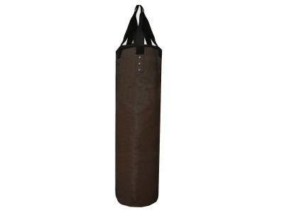 Aangepaste Microfiber Bokszak (ongevuld): Donker bruin 180 cm.