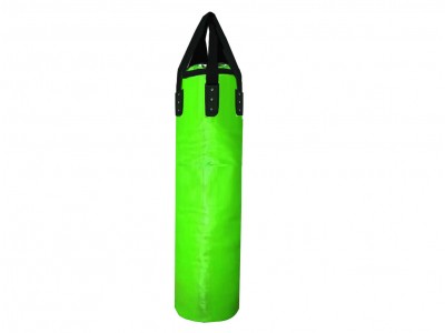 Aangepaste Microfiber Bokszak (ongevuld): Limoen groen 180 cm.