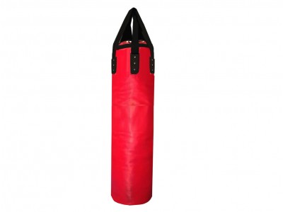 Aangepaste Microfiber Bokszak (ongevuld): Rood 180 cm.