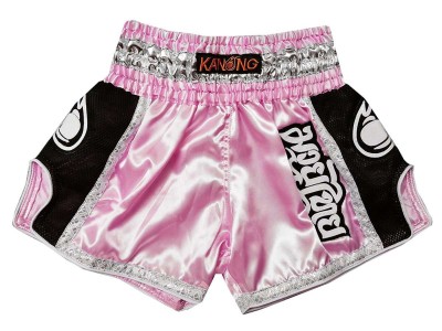 Kanong Retro Muay Thai Kickbox broekje kind : KNSRTO-208-Roze