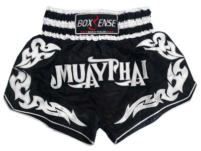 Boxsense kickboks Broekjes : BXS-076-Zwart