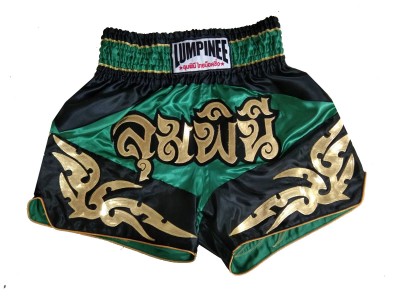 Lumpinee Muay Thai Kickboks Broekjes Broek Shorts : LUM-049-Groen