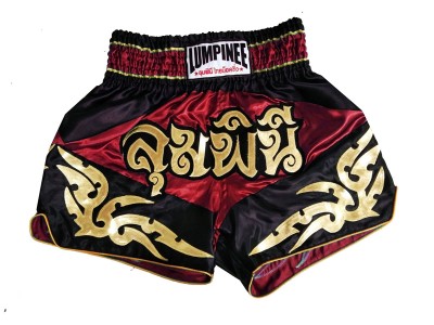 Lumpinee Muay Thai Kickboks Broekjes Broek Shorts : LUM-049-Rood