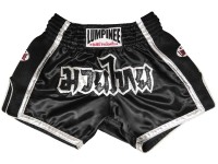 Lumpinee Muay Thai Kickboks Broekjes Broek Shorts : LUMRTO-005-Zwart