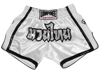 Lumpinee kick boks Shorts : LUMRTO-005-Wit