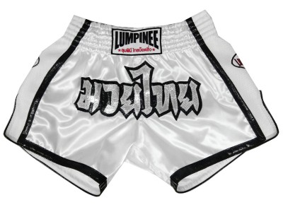 Lumpinee kick boks Broekjes : LUMRTO-005-Wit