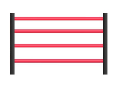 Gepersonaliseerde Ringtouw hoezen voor Boksring 16pcs x5m - (Boksring 6x6m) bedrukt met logo
