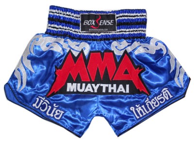 Boxsense kickboks Boks Shorts : BXS-066-Blauw