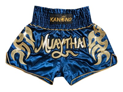 Kanong Muay Thai broekjes : KNS-134-Marineblauw 