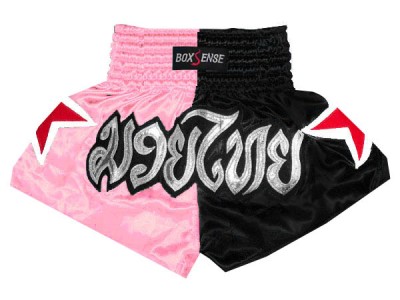 Boxsense kickboks broekje kind : BXSKID-005-lichtroze