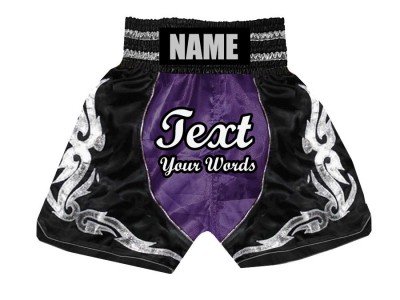 Boksshort ontwerpen : KNBSH-024-Purper-Zwart