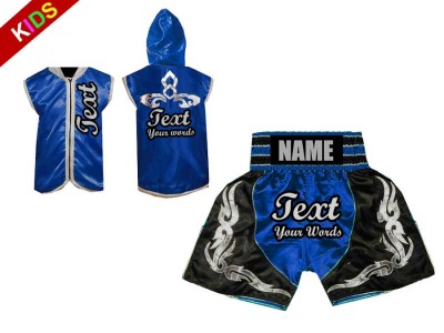 Kanong Kinder Boksset Boksen hoodies en  Boks broekjes : Blauw