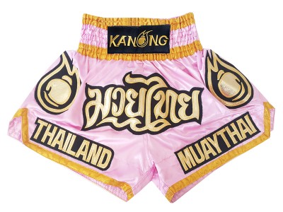 Kanong Muay Thai Kickbox broekje kind : KNS-118-Roze-K
