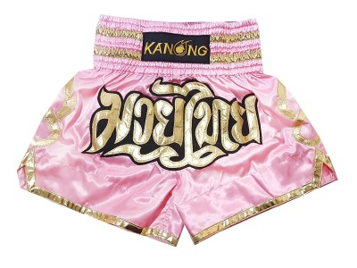 Kanong Kickbox broekje kind : KNS-121-Roze-K