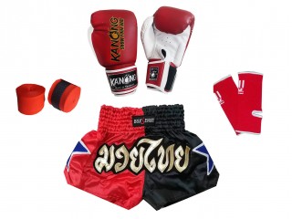 Muay Thai kickboksset kind : Rood