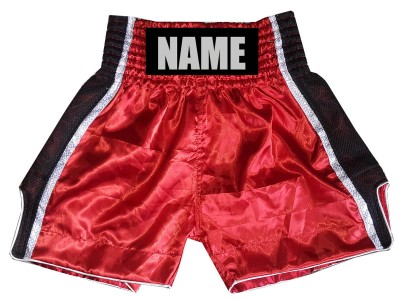 Boksshort met naam : KNBSH-027-Rood