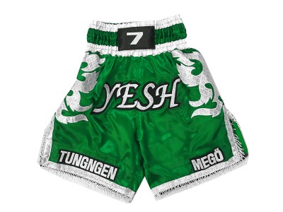 Boksshort met naam : KNBXCUST-2033-Groen