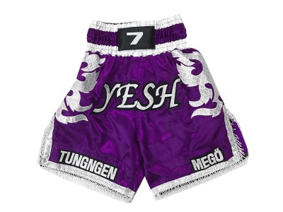 Boksshorts met naam : KNBXCUST-2033-Purper
