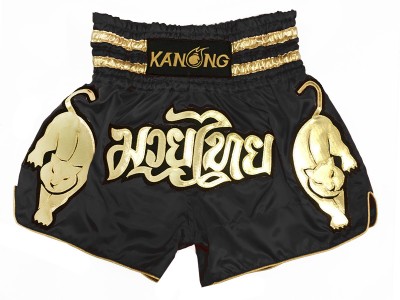 Kanong Muay Thai broek : KNS-135-Zwart