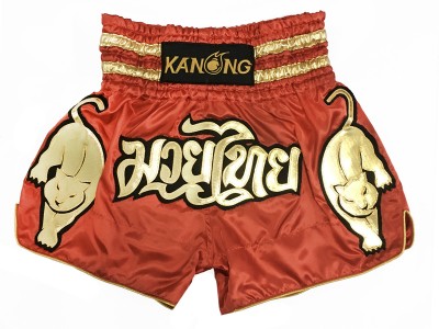Kanong Muay Thai broekjes : KNS-135-Rood