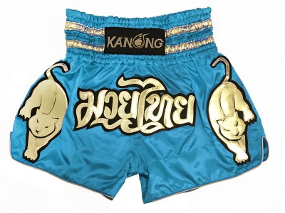 Kanong kickboks broekjes : KNS-135-Lichtblauw