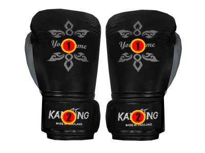 Bokshandschoenen ontwerpen, Muay Thai handschoenen met naam