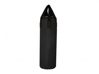 Microfiber Bokszak (ongevuld) ontwerpen : Zwart 150 cm.