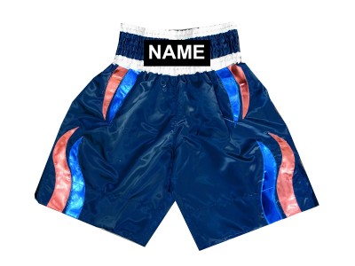 Boksshorts met naam : KNBSH-028-Marineblauw