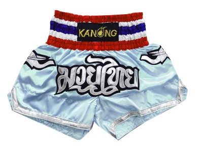 Kanong Muay Thai broekjes : KNS-125-Lichtblauw