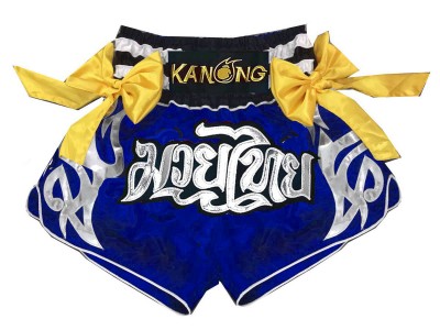 Kanong Muay Thai broekje : KNS-127-Blauw