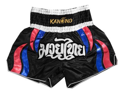 Kanong kickboks broekjes : KNS-138-Zwart