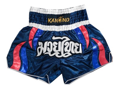Kanong Muay Thai broekjes : KNS-138-Marineblauw