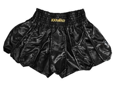 Kanong Gladiator Muay Thai Boks Shorts : KNS-139-Zwart