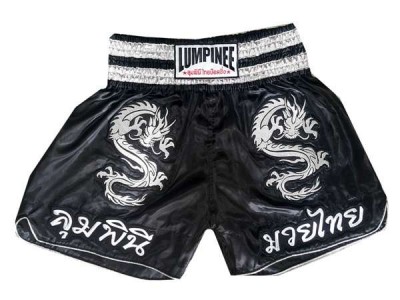 Lumpinee Kickbox broekje kind : LUM-038 Zwart-K