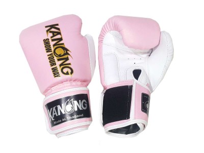 Kanong bokshandschoenen kind : lichtroze