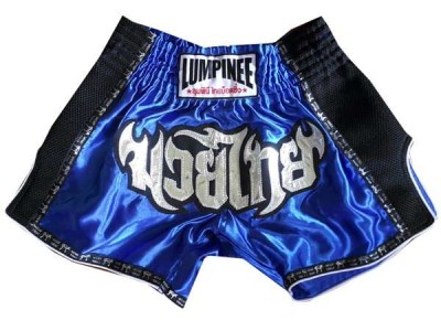 Lumpinee kick boks Broek : LUMRTO-003-Blauw