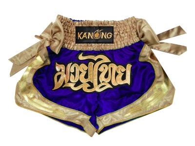Kanong Muay Thai broekje : KNS-132-Blauw