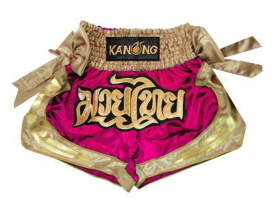 Kanong Muay Thai Boks Shorts : KNS-132-Rose